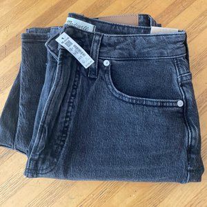 BRAND NEW MADEWELL "THE CURVEY PERFECT VINTAGE JEAN" GRAY WASH SIZE 24